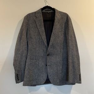 J.Crew Ludlow Wool Blazer in Gray Chevron